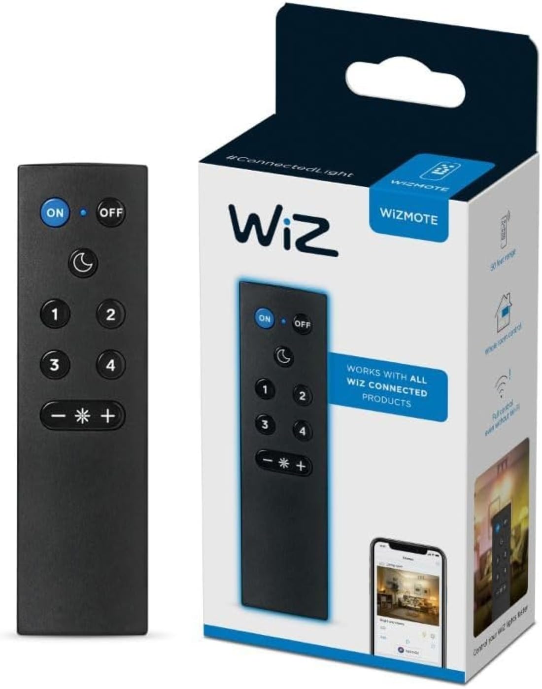 WiZ Connected Remote Light Switch, Works with All WiZ Products, T - WiZ Connected Official Product View 1