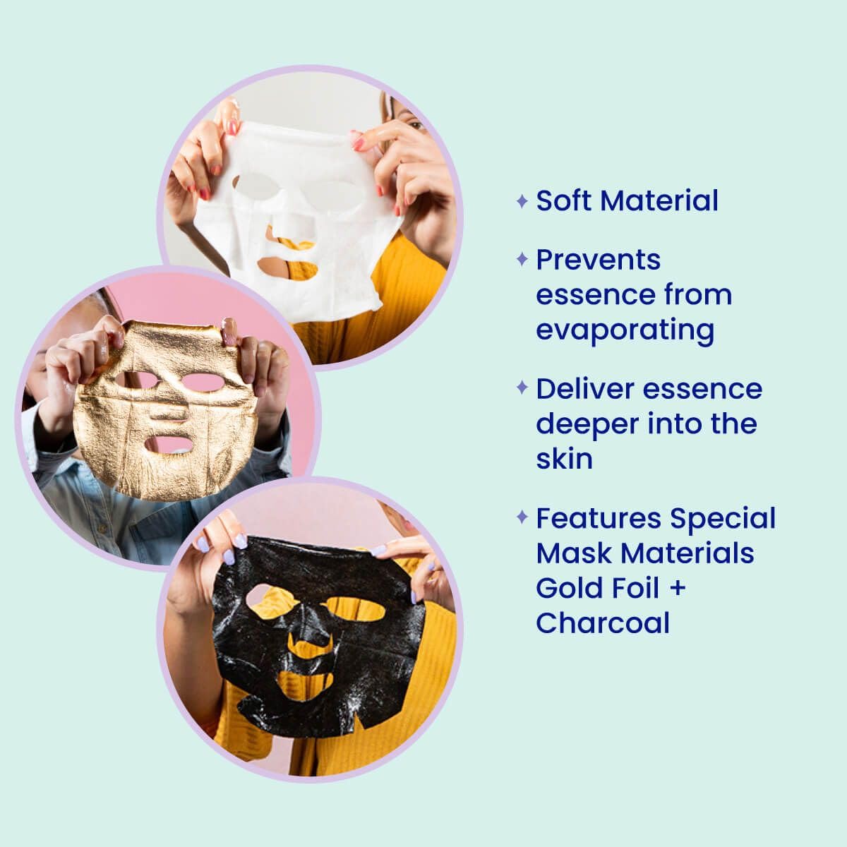 FACETORY Korean Face Mask Gift Set in Stylish Box, 15 Count - FACETORY