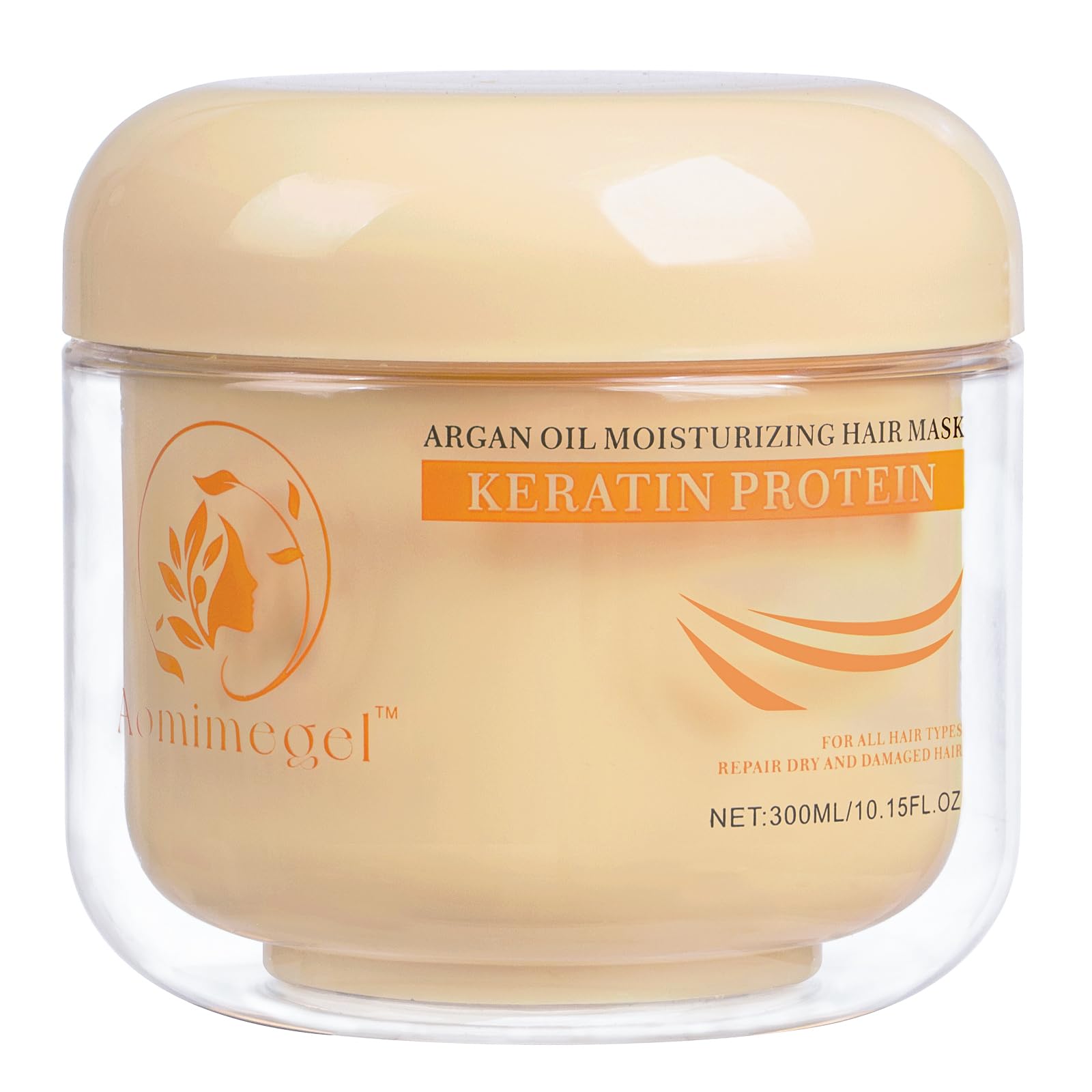 Collagen Repair Hair Mask for Dry Damaged Hair 10 15 oz - Aomimegel Official Imagery - 2