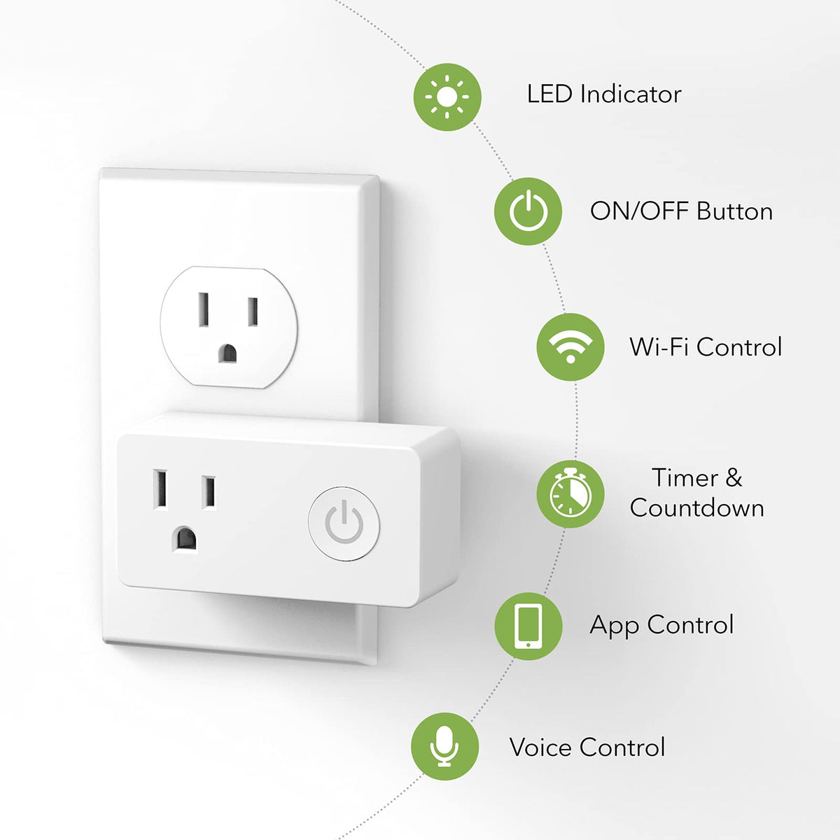 BN LINK WiFi Heavy Duty Smart Plug Outlet Work with Smart - BN-LINK Official Imagery - 3
