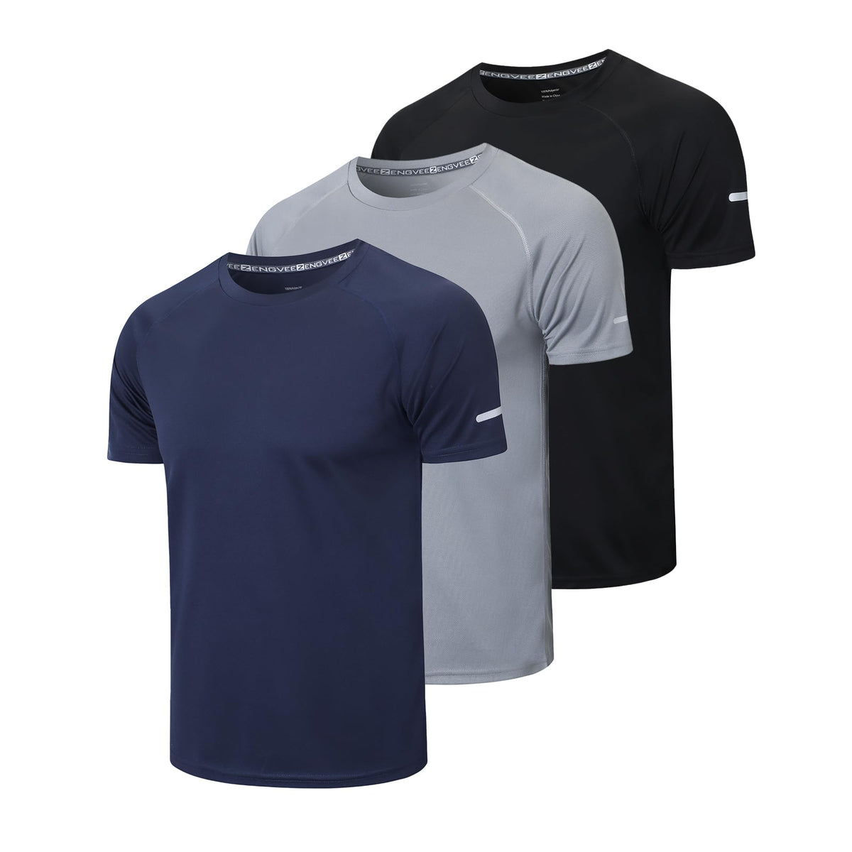 frueo Men s 1 3 Pack Workout Shirts Quick Dry Mesh Athletic - frueo Official Imagery - 8