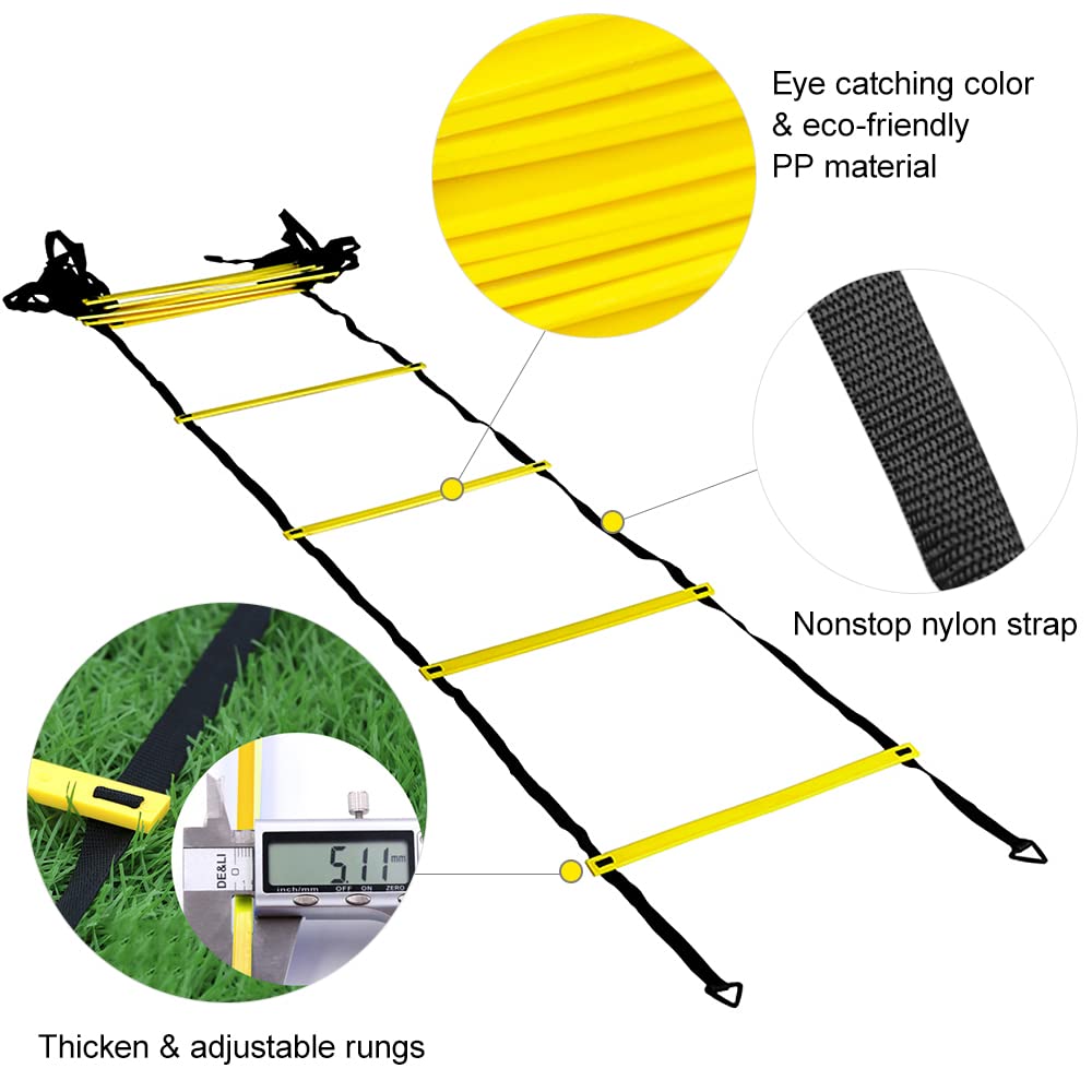Ejoyous agilitys Ladder Speed Training Equipment Set - Ejoyous Official Imagery - 7
