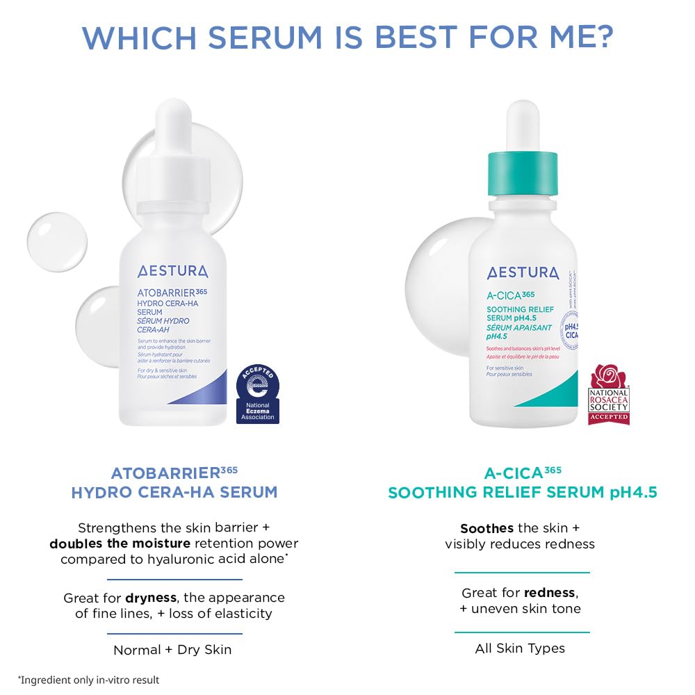 AESTURA ATOBARRIER365 Hydro CERA-HA Korean Face Serum with - AESTURA