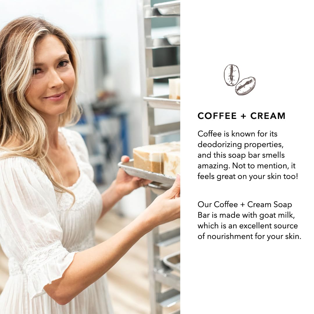 Pretty farm girl Coffee & Cream Beef Tallow Soap & Goat Milk Soap – Natural - Pretty farm girl Official Product View 5