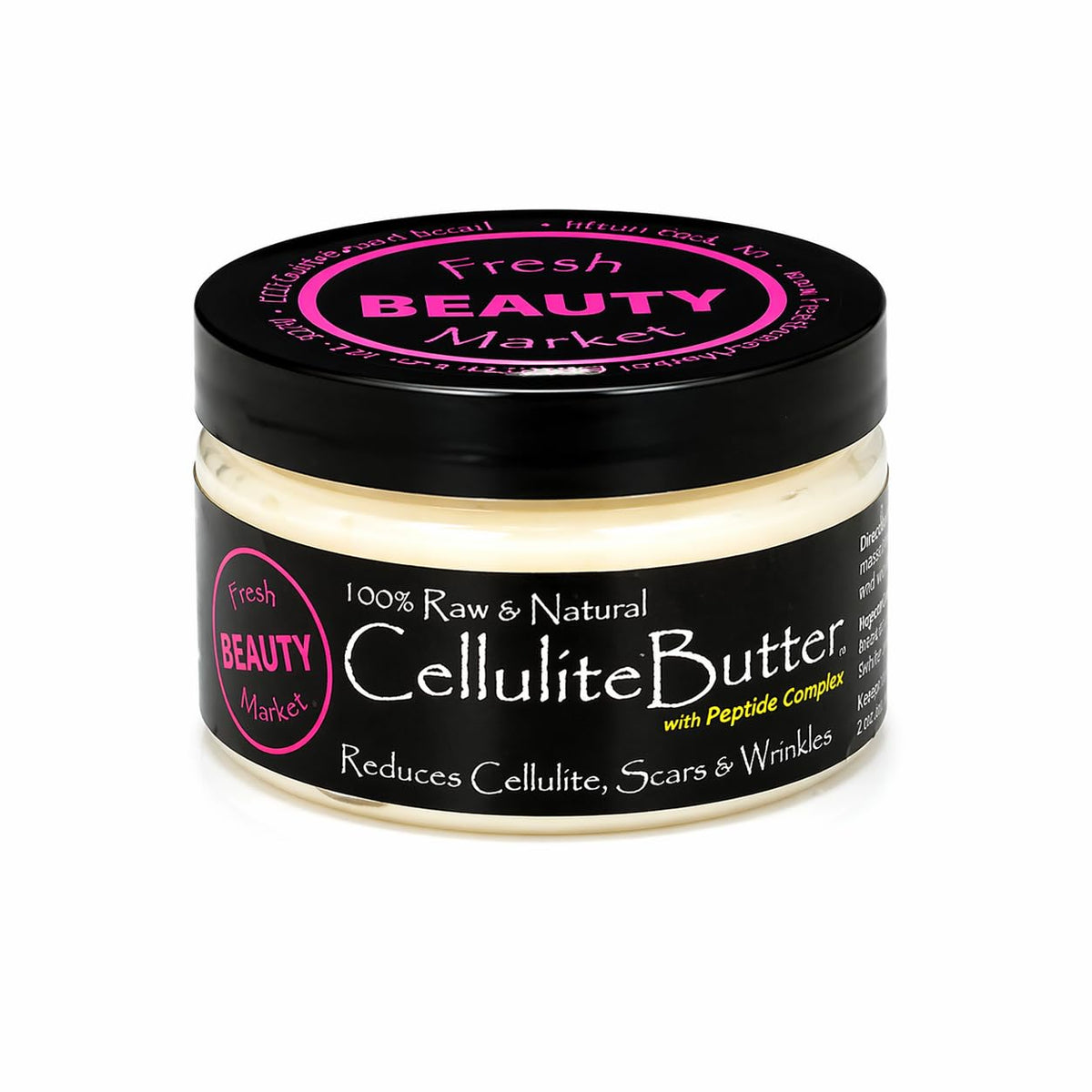 Cellulite Butter Body Cream Firming Skin Care 4 oz - Greensations Official Imagery - 2