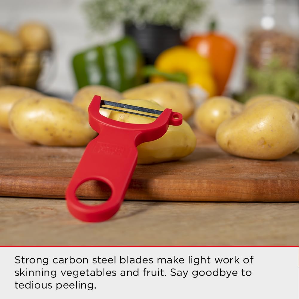Kuhn Rikon Original Swiss Peeler 3-Pack Red/Green/Yellow - Kuhn Rikon Official Product View 4