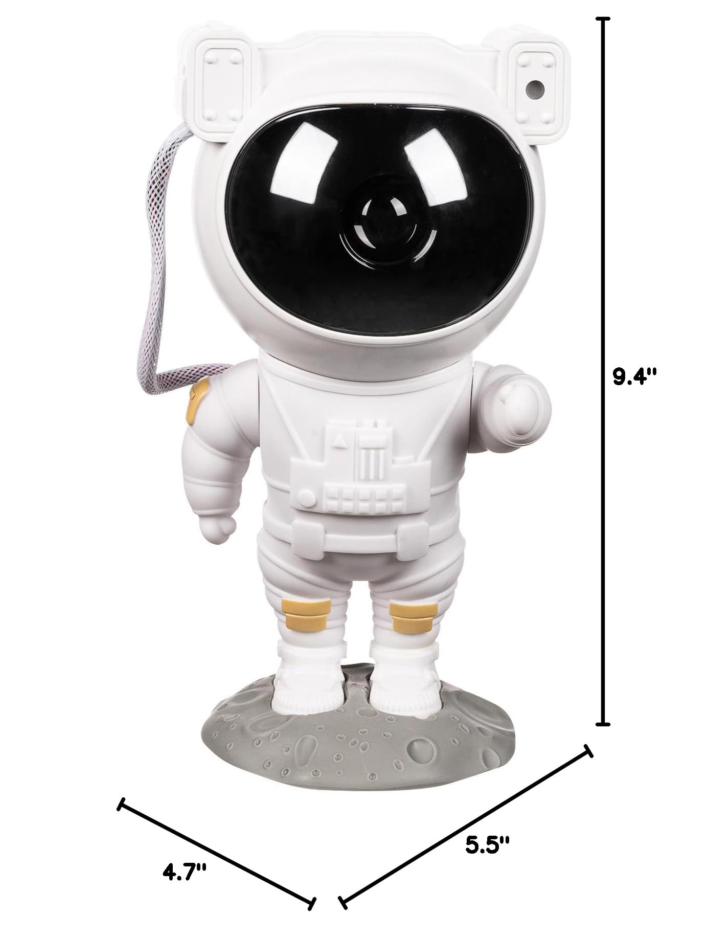 Mooyran Star Projector Galaxy Night Light - Astronaut Space Proje by Mooyran - Angle View 2