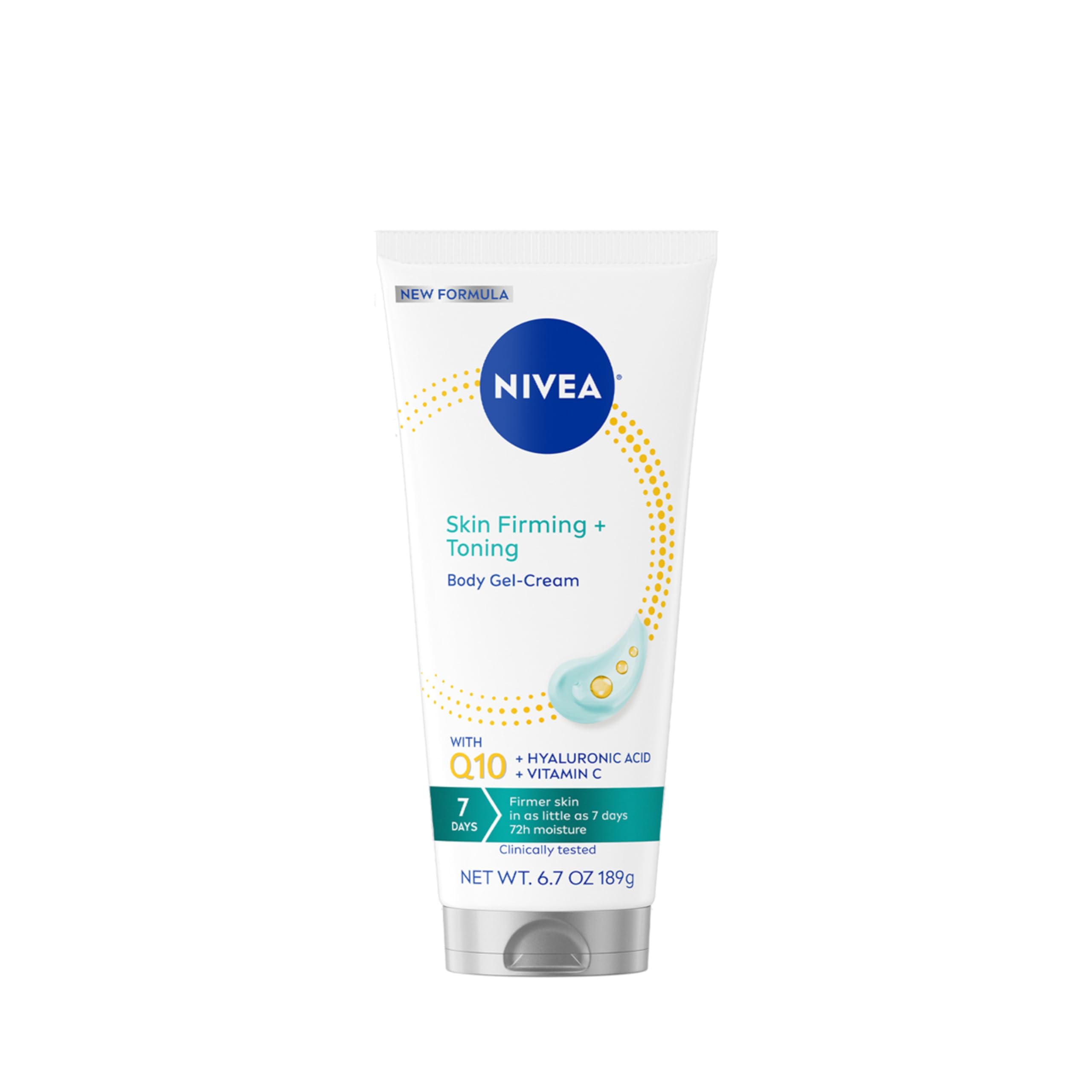 NIVEA Skin Firming & Toning Body Gel Cream with Q10, Hyaluronic - Product Imagery