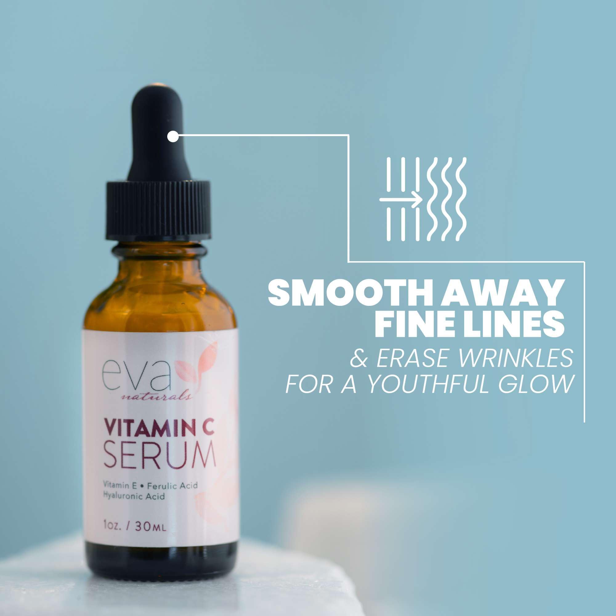 Eva Naturals Firm Glow Serum Bundle Vitamin C Peptide - Eva Naturals Official Imagery - 8