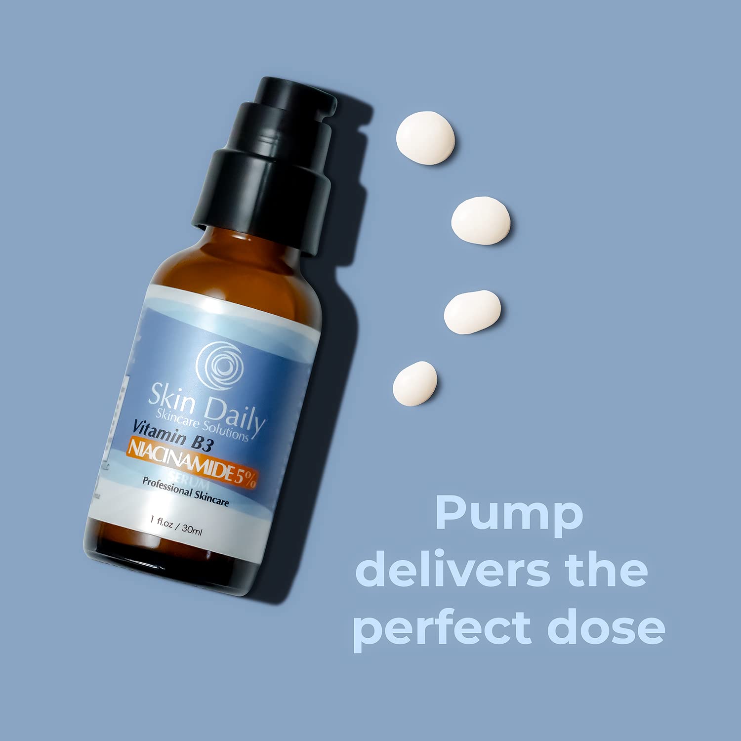 Skin Daily Skincare Solutions SkinDaily Niacinamide Serum for Face - Vitamin B3 - Skin Daily Skincare Solutions Official Product View 4