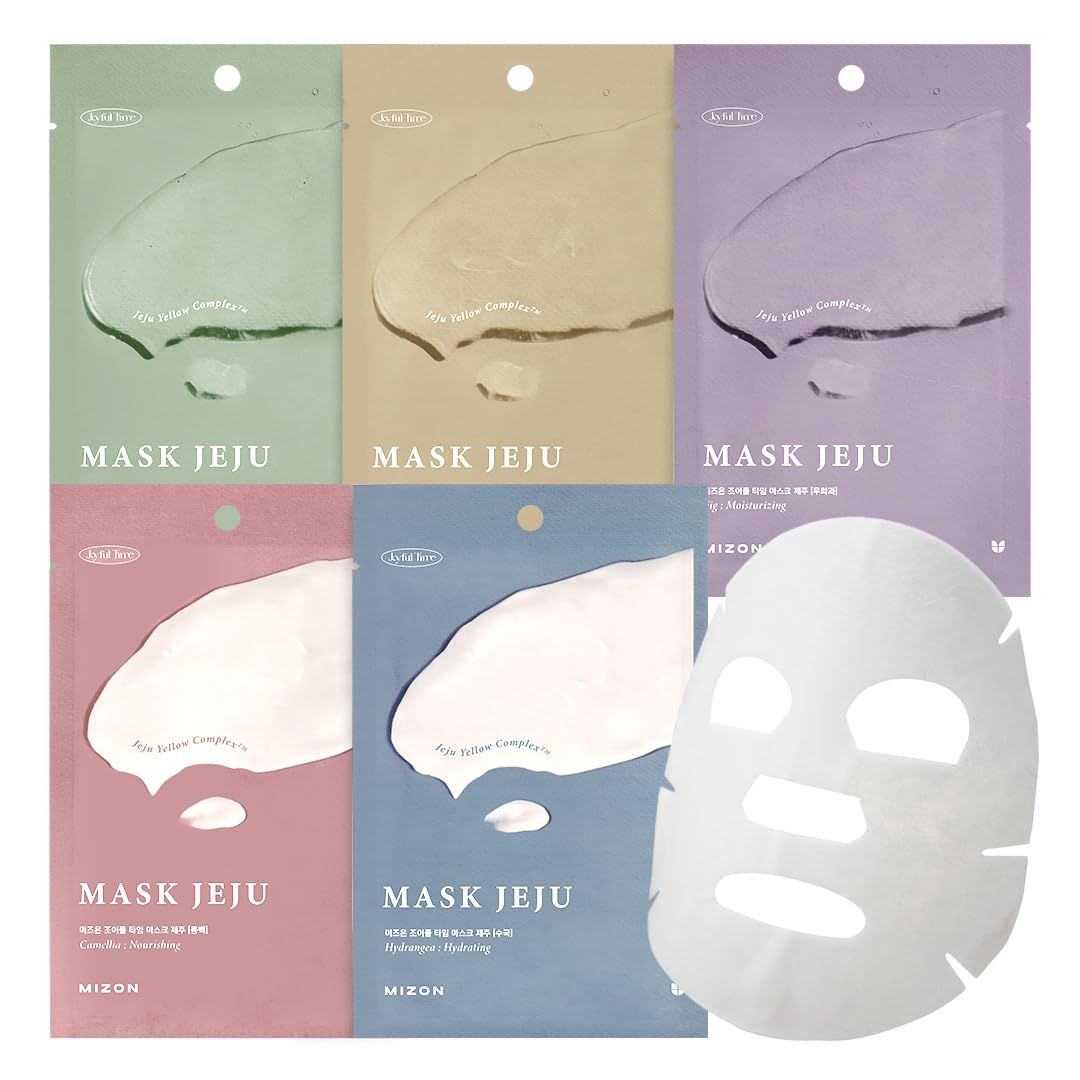MIZON Joyful Time Jeju Face Mask (Heartleaf) Koren Full Face - MIZON