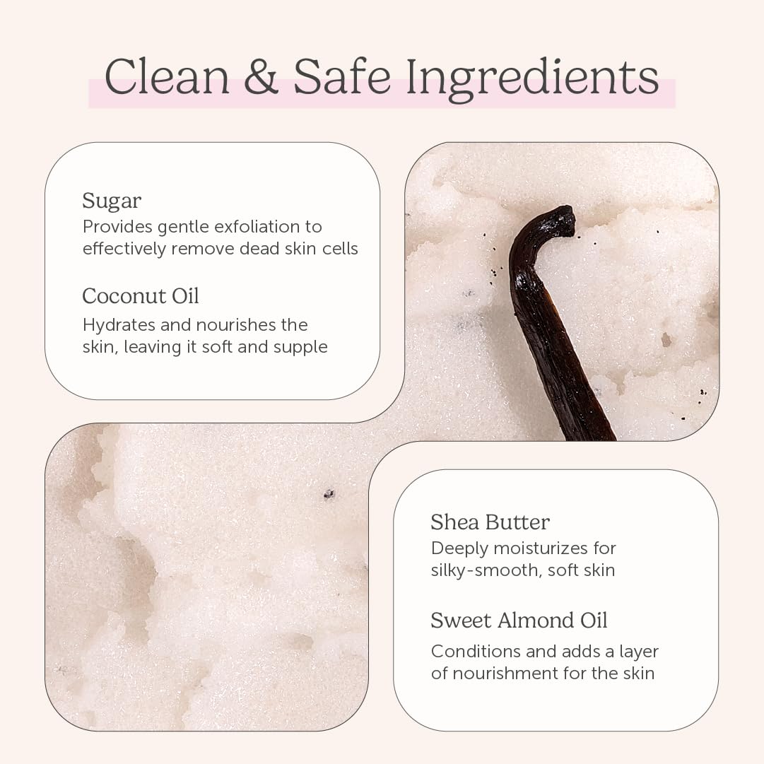 Sugar Scrub Exfoliating Body Scrub - Nectar Bath Treats Official Imagery - 4