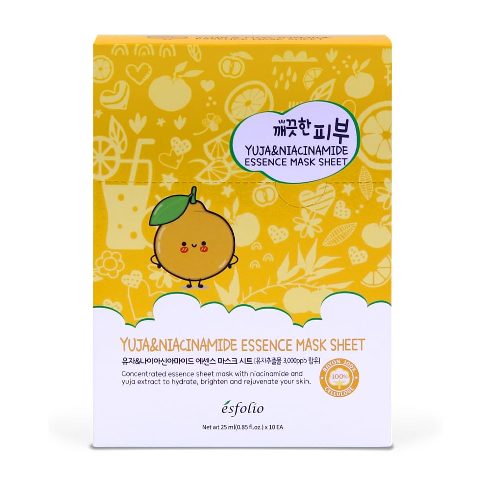 esfolio Volcanic Ash Face Mask – Deep Cleansing Korean Sheet - esfolio