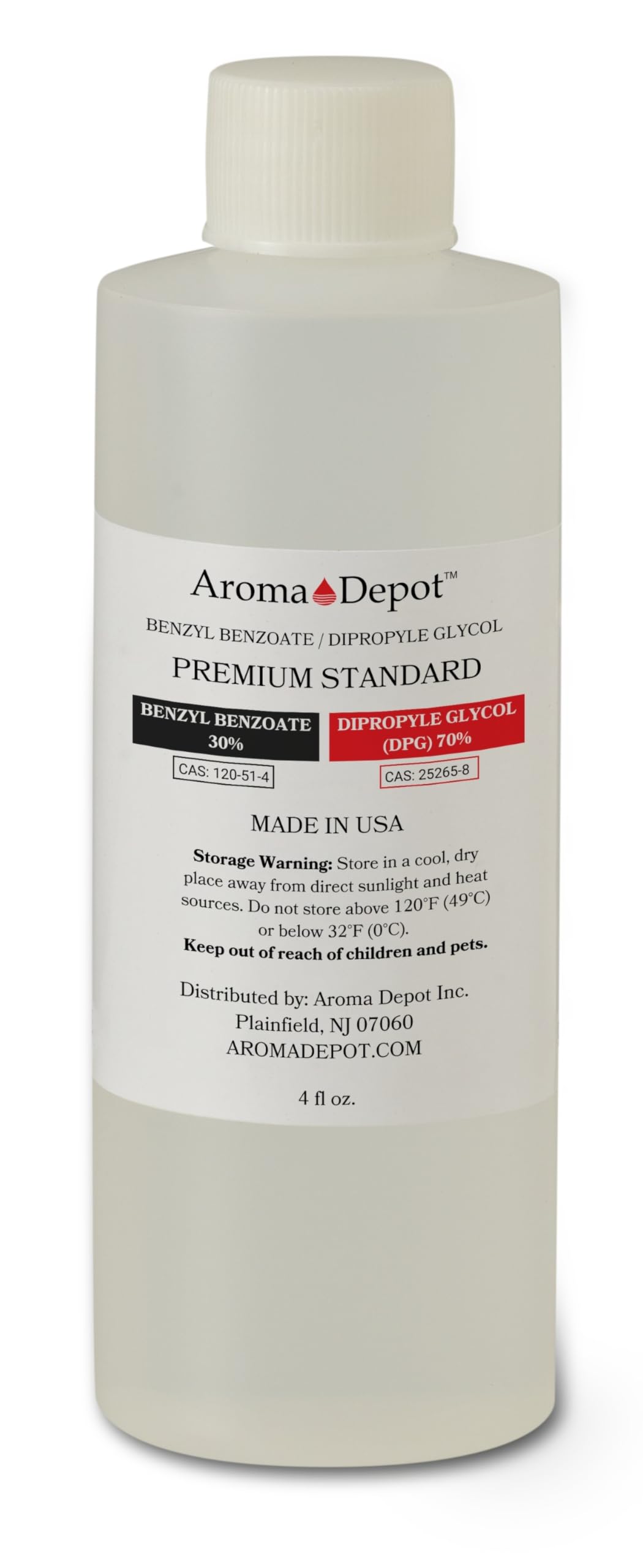 4oz. Premium Fragrance Oil Base—70% DPG (Dipropylene Glycol) & - Product Imagery