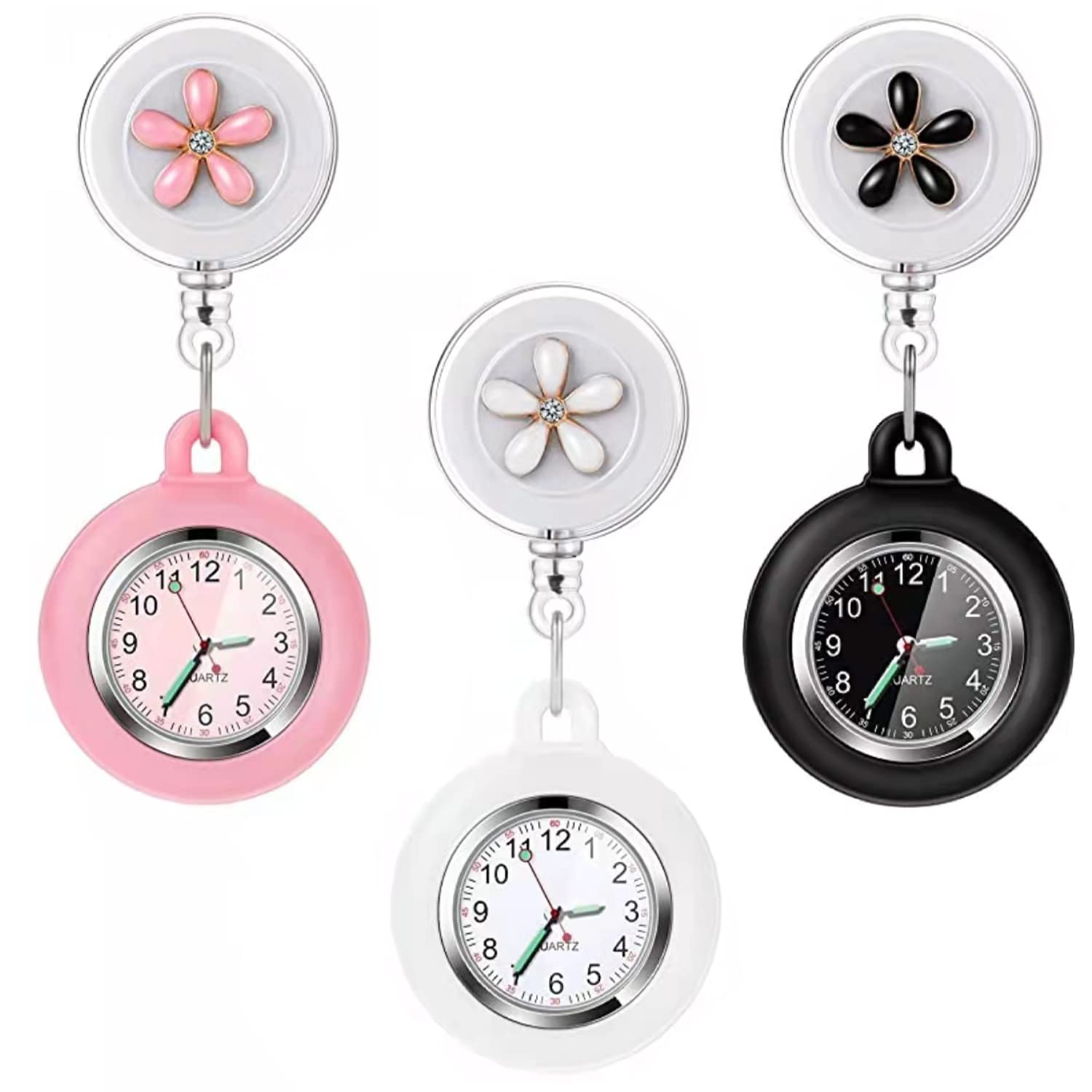 AGEN KGEN Nurse Watch Glow Pointer in the Dark, Clip on Nursing Fob Wa - View 1
