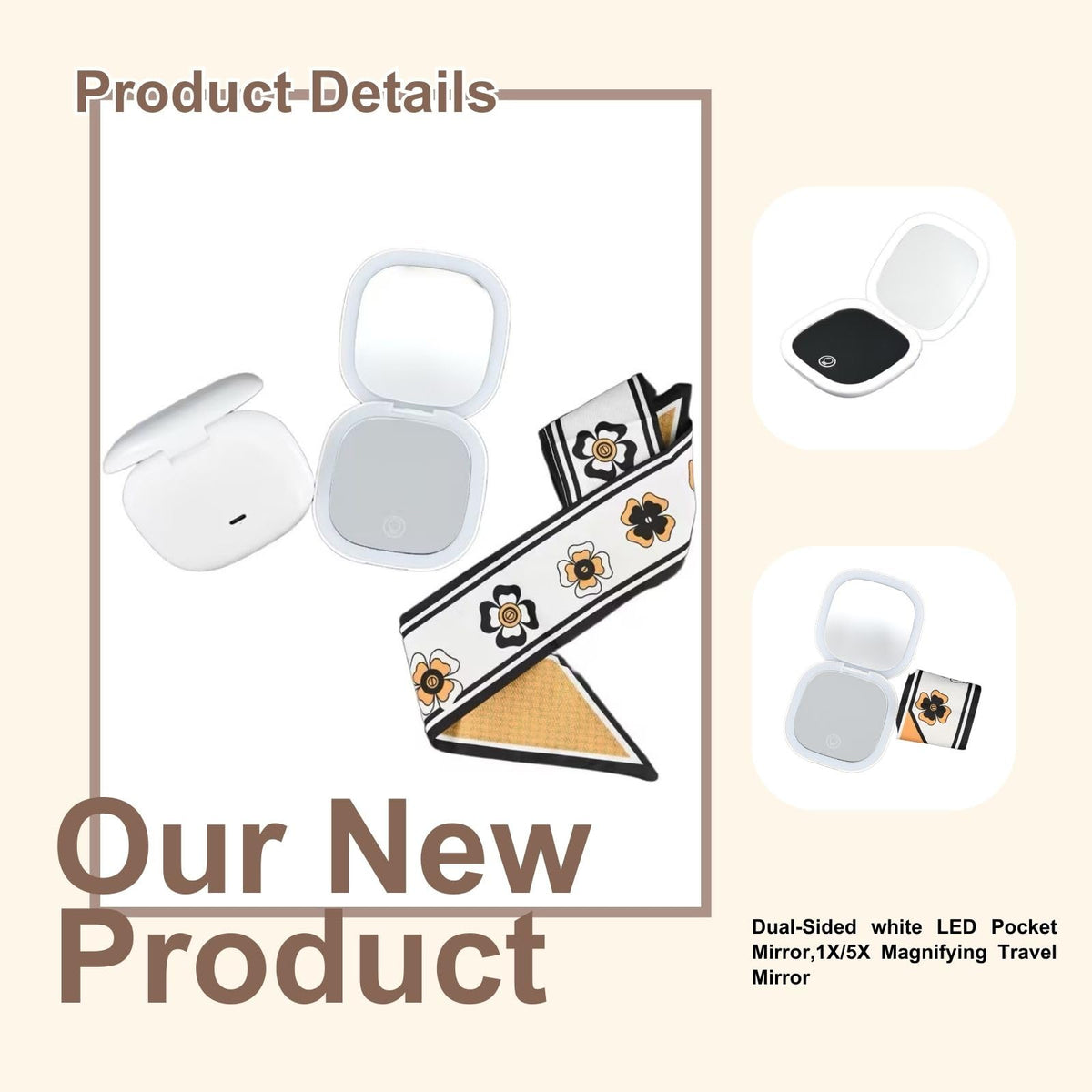 Makeup Mirror with Lights - YABAHU Official Imagery - 4