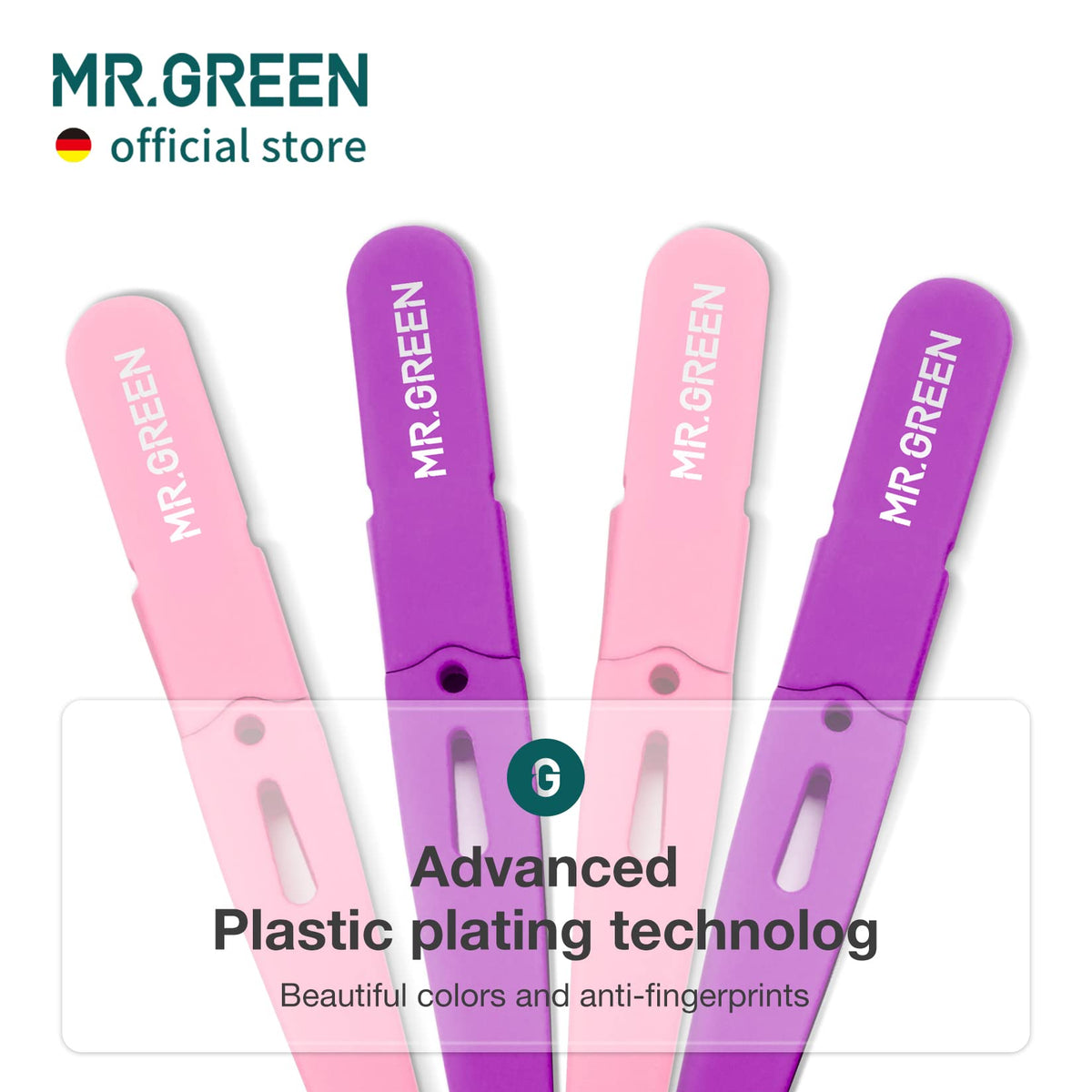 MR GREEN Eyebrows Tweezers Colorful Beauty Fine Hairs Puller - MR.GREEN Official Product Imagery - 7