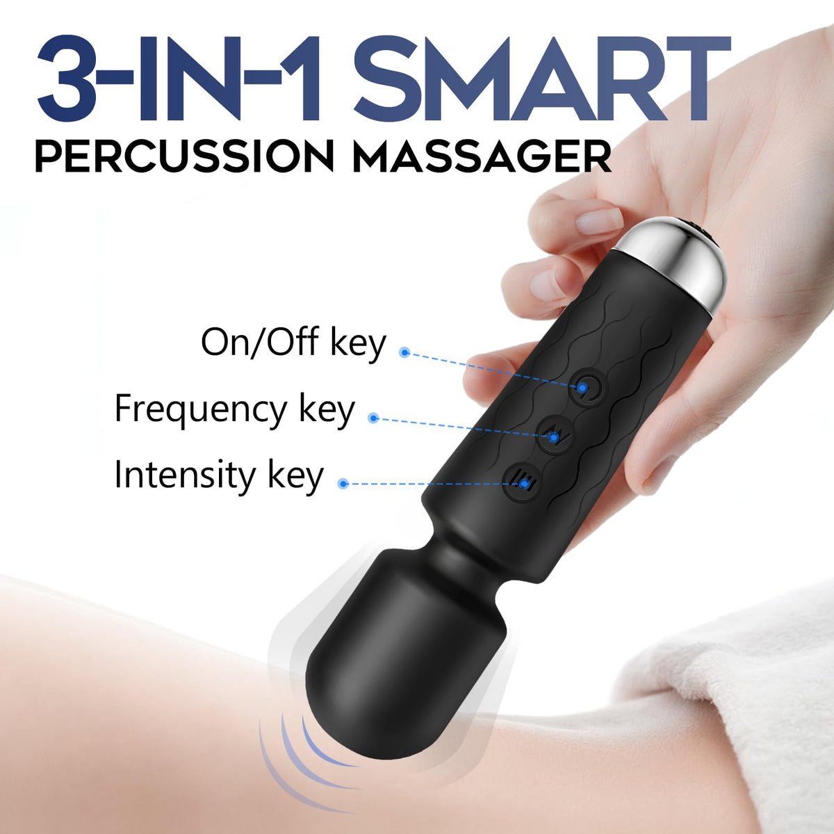 Personal Massager Handheld Micro Wireless Massager Small - Naetxoa Official Imagery - 8