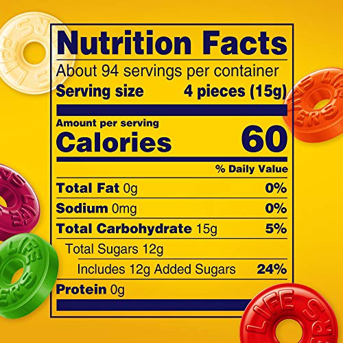 LIFE SAVERS 5 Flavors Hard Candy, Party Size, 50 oz Sharing Bag - Product Imagery