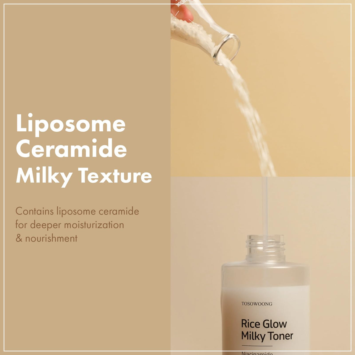 TOSOWOONG Rice Glow Milky Toner for Glass Skin Hydration - TOSOWOONG Official Imagery - 5