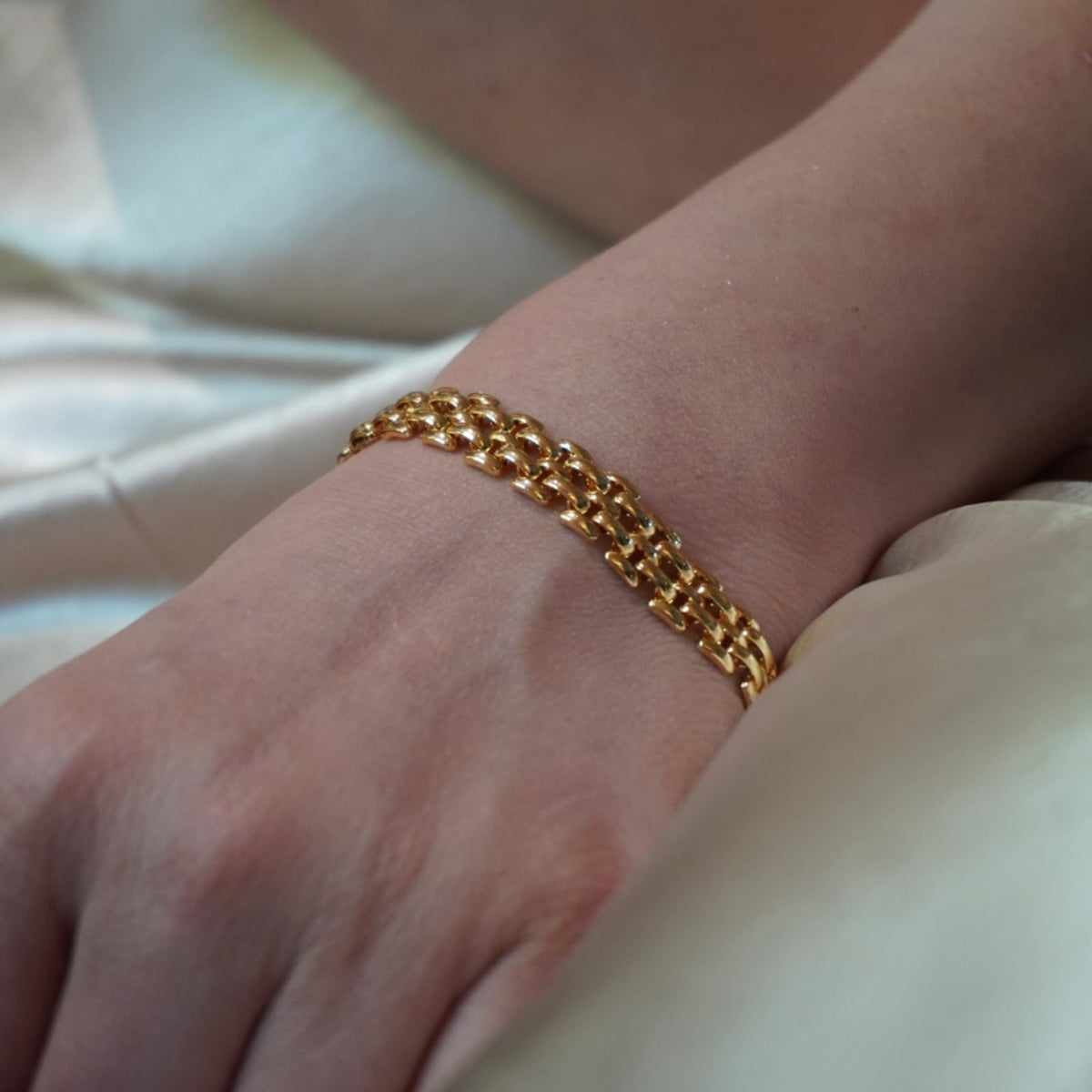 Watch Chain Bracelet for Women Cuban Link Bracelet - Belle Brighton Official Imagery - 6