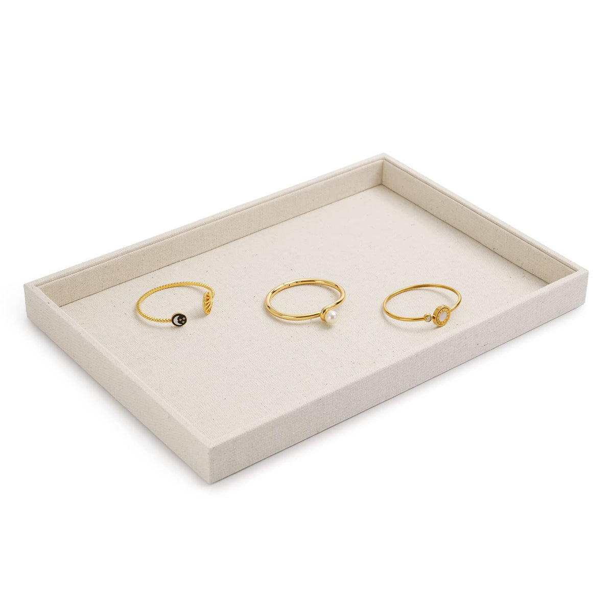 Oirlv Linen Jewelry Tray Jewelry Drawer Organizer Necklace - Oirlv Official Imagery - 6
