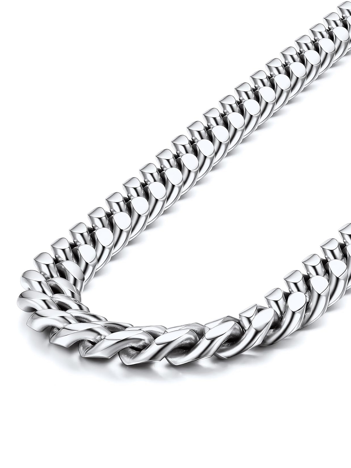 Stainless Steel Mens Cuban Link Chains Hip Hop Miami - ChainsPro Official Imagery - 1