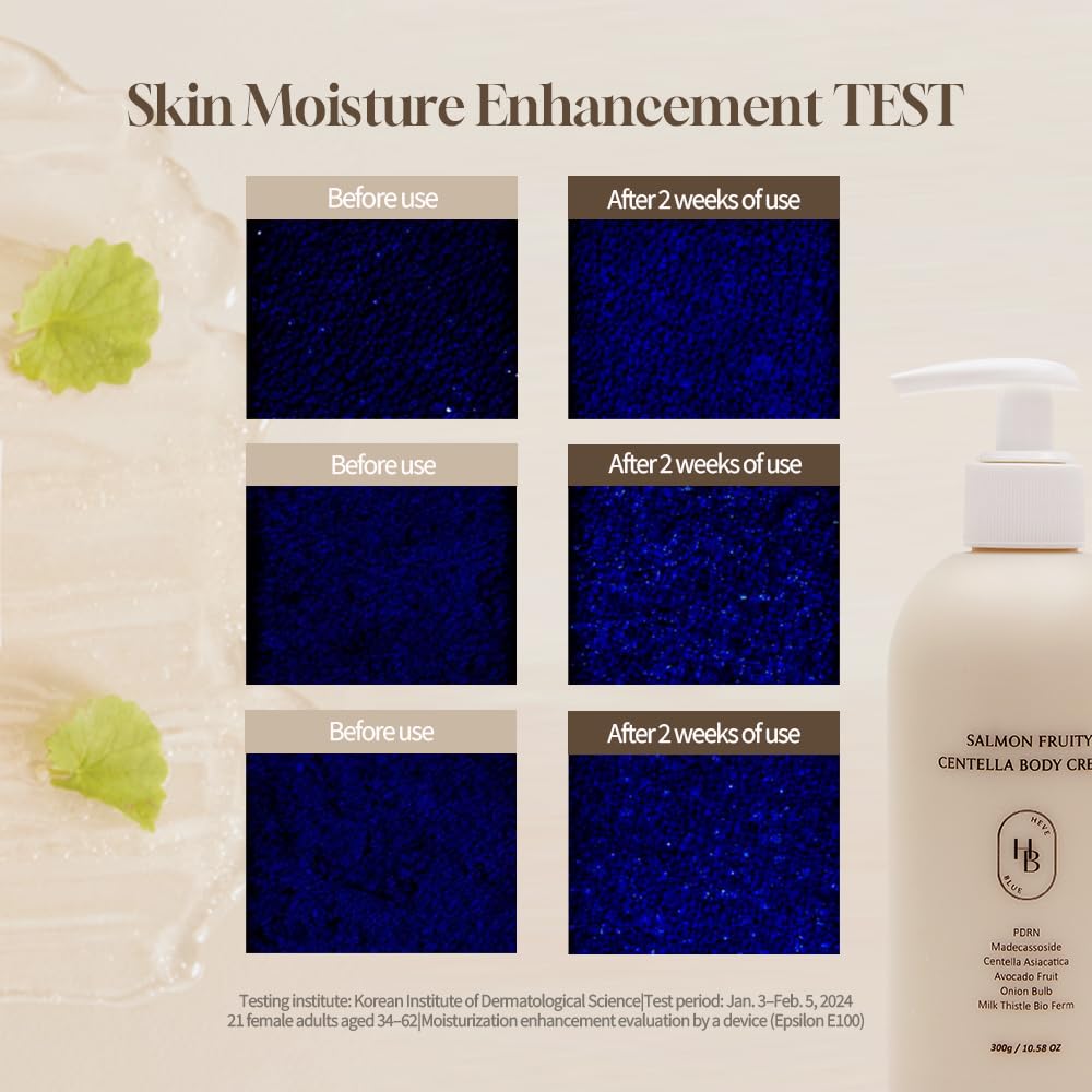 HEVEBLUE Salmon Fruity Centella Body Cream - HEVEBLUE Official Imagery - 8