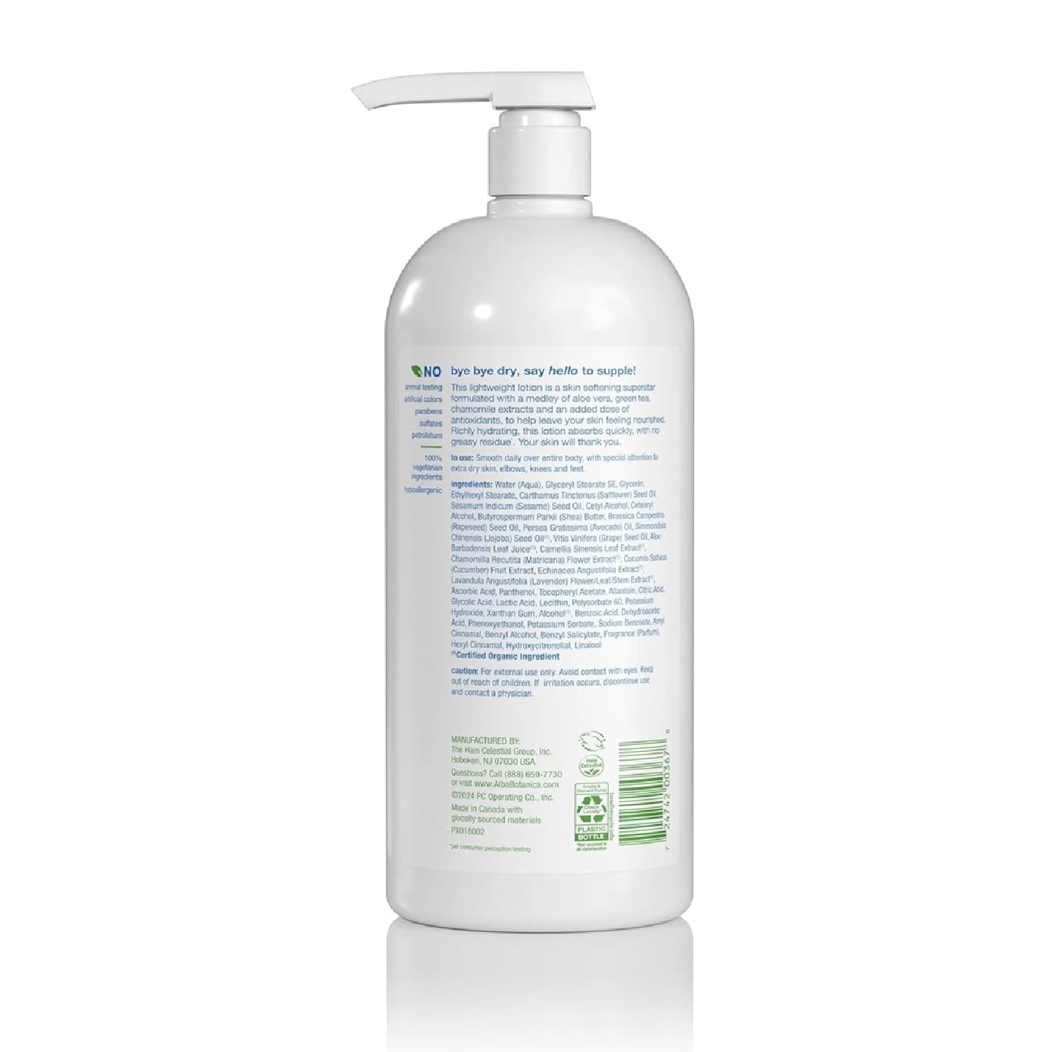 Alba Botanica Very Emollient Body Lotion Original 32 oz.
