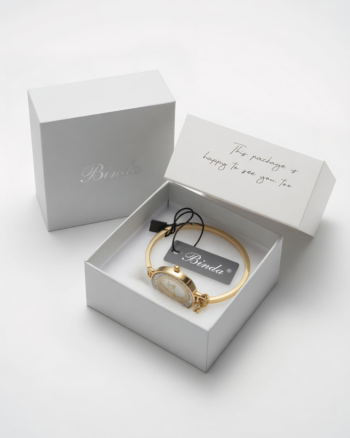 Bangle Watches For Women Stainless Steel Cuff Bracelet - LAVINORIA Official Imagery - 6