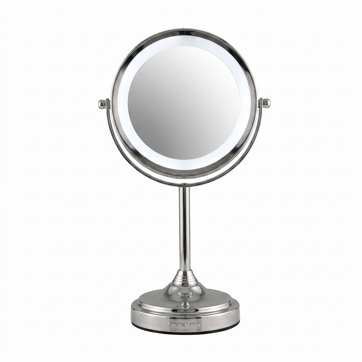 OVENTE 7 Lighted Magnifying Makeup Mirror Polished Chrome - OVENTE Official Imagery - 1