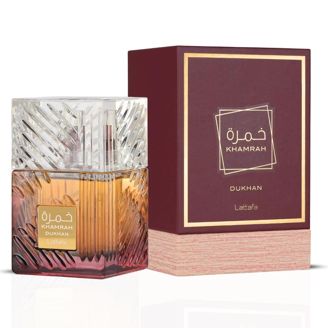 Lattafa Khamrah Dukhan for Unisex Eau de Parfum Spray 3 4 - Lattafa Official Imagery - 3