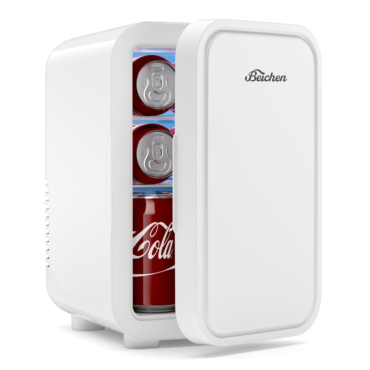 Mini Fridge 6 Liter 8 Can Small Fridge for Bedroom Car - BEICHEN Official Imagery - 1