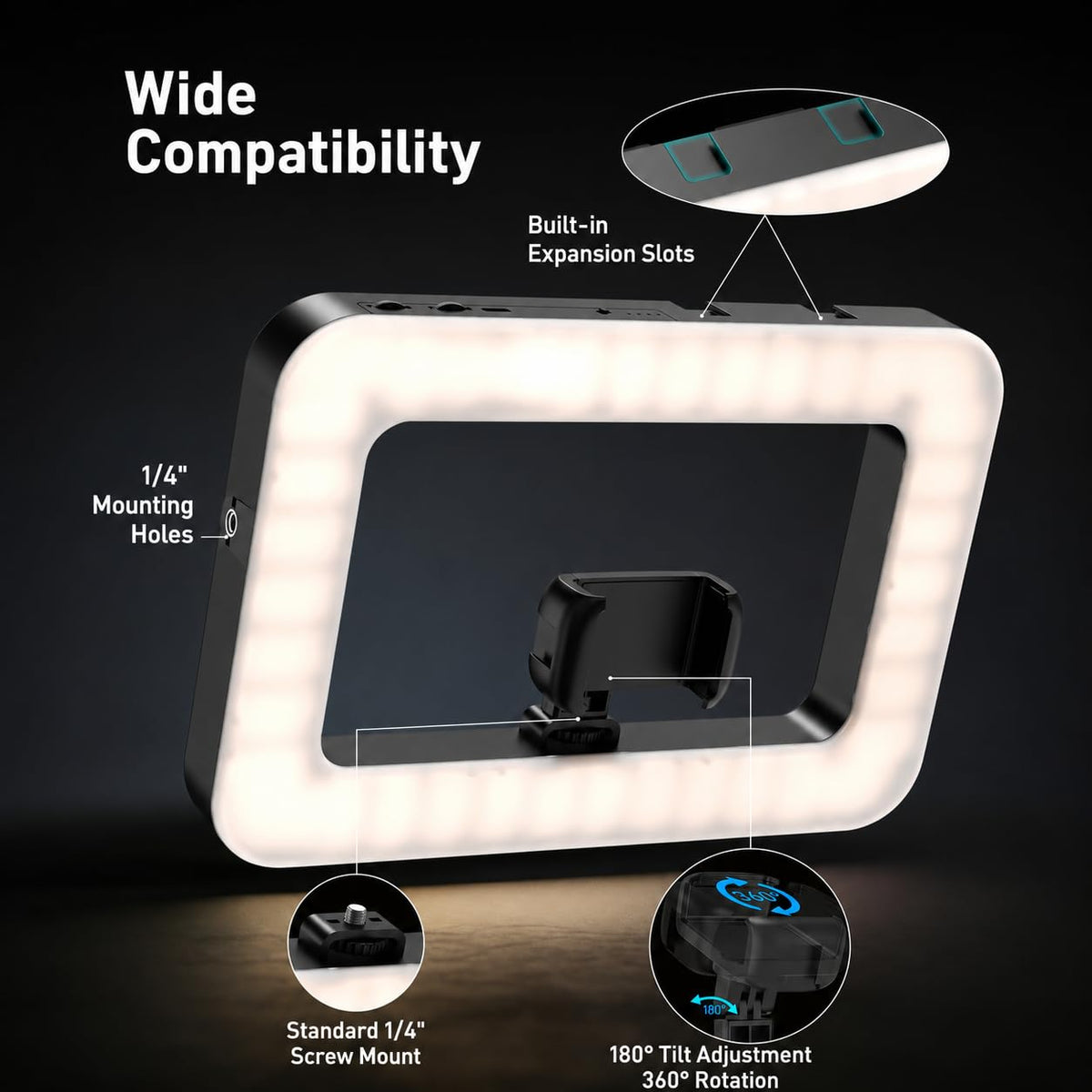 Cell Phone Light for Video Recording Handheld Creator Kit - KayusMt Official Imagery - 8