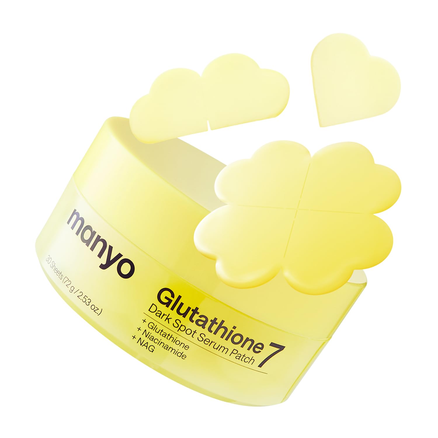 MANYO Glutathione 7 Dark Spot Serum Patch, for Uneven Skin Tone, - ma:nyo