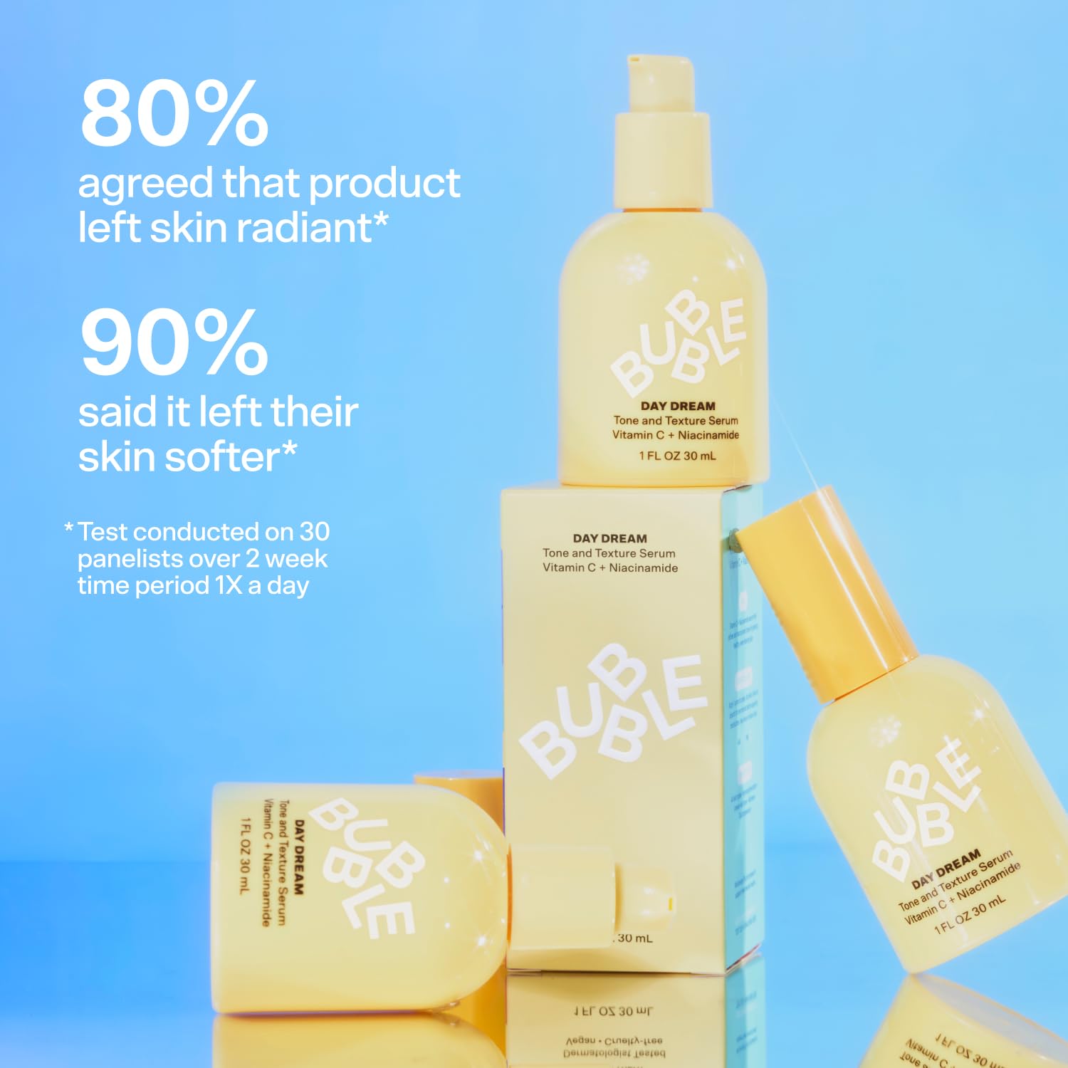 Bubble Skincare Day Dream Vitamin C Serum for Face, Brightening, - Bubble Skincare