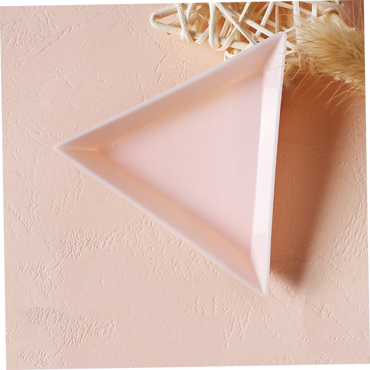 WOONEKY 80-piece manicure tools in a large triangular storage tray, ideal for nail technicians and jewelry organization.