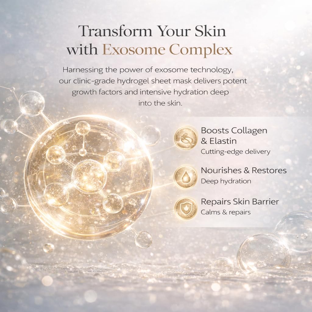Hydrogel Sheet Mask with Exosome Complex Intensive Hydration - DOJAGI Official Imagery - 8