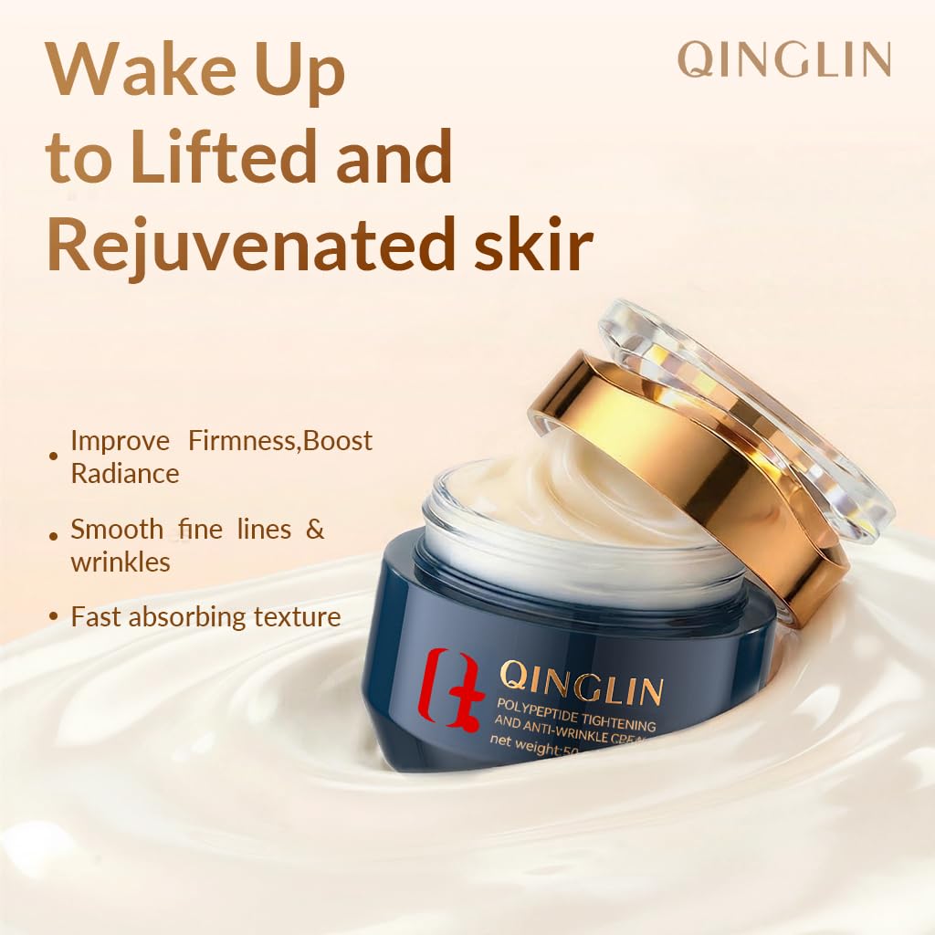 QINGLIN Peptide Face Cream Firming Moisturizer with - QINGLIN Official Imagery - 3
