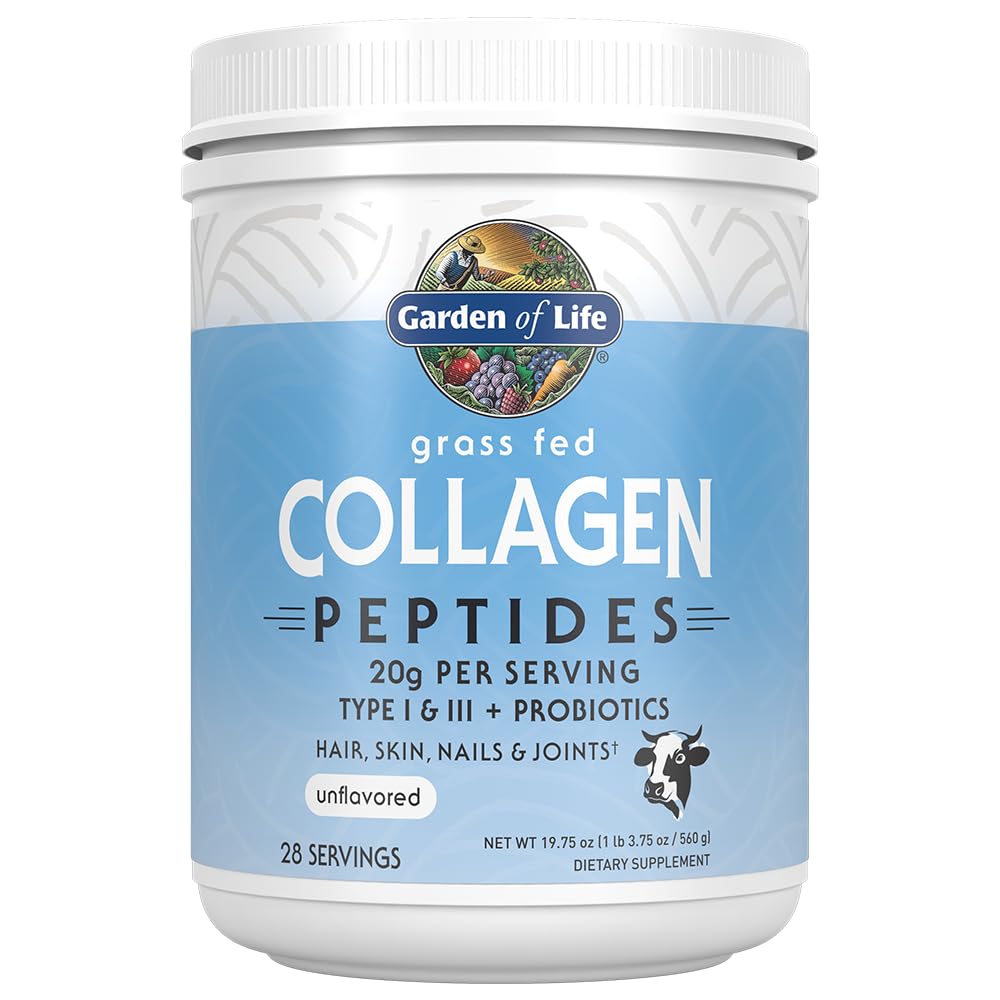 Garden of Life Grass Fed Collagen Powder Unflavored 28 - Garden of Life Official Imagery - 1