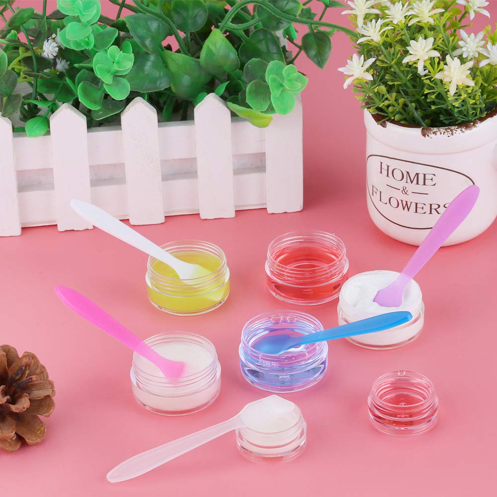 150 Pack MINI Makeup Spatulas Reusable Cream Tip Spatulas - Accmor Official Product Imagery - 5