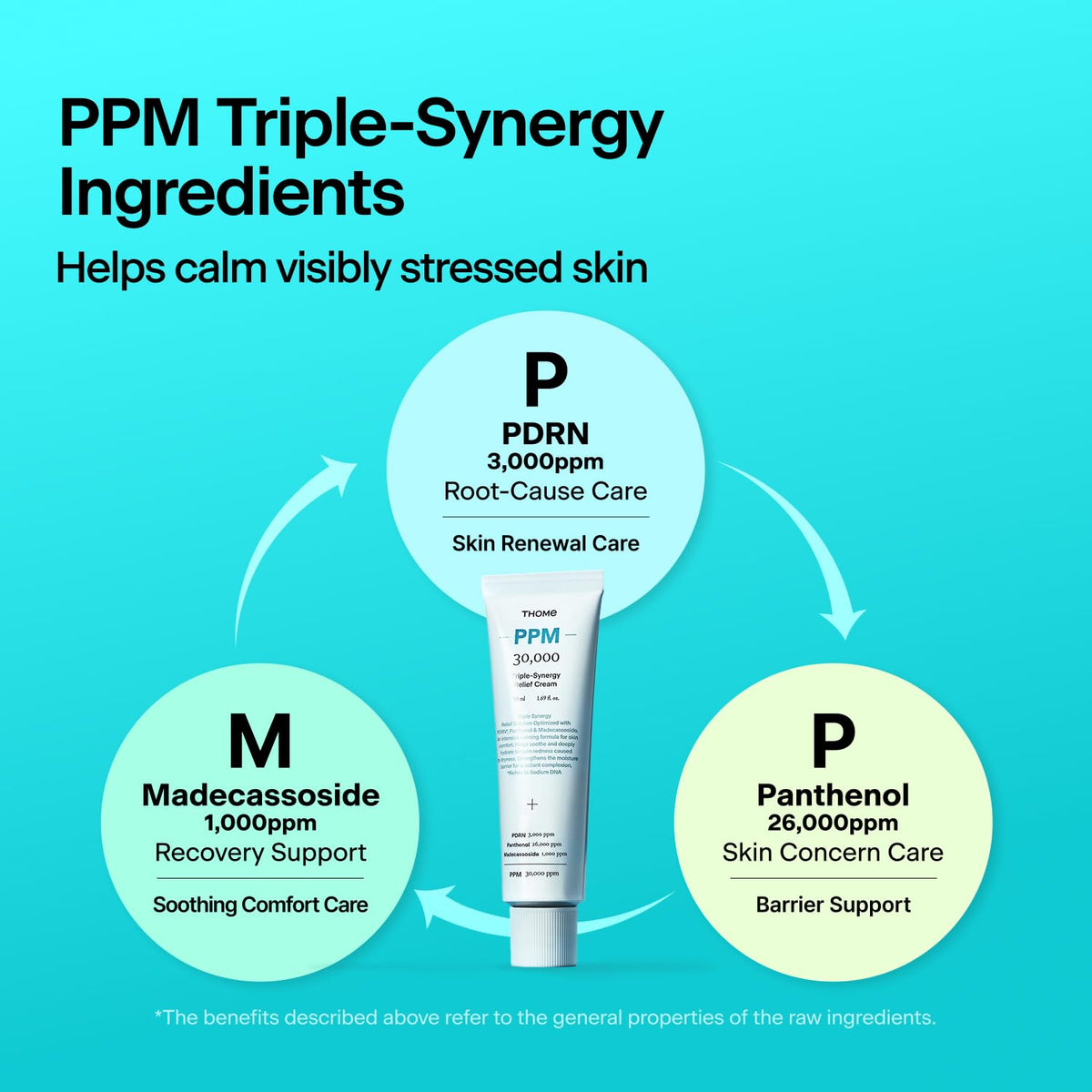PPM 30 000 Relief Cream PDRN Panthenol Madecassoside - THOME Official Imagery - 4