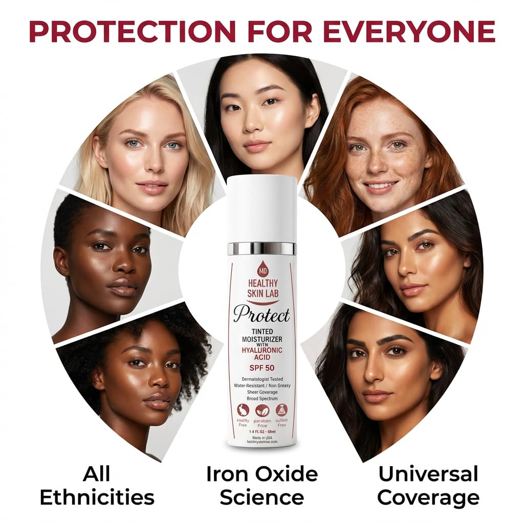 Healthy Skin Lab Protect Tinted Moisturizer SPF 50 Sheer - Healthy Skin Lab Official Imagery - 8