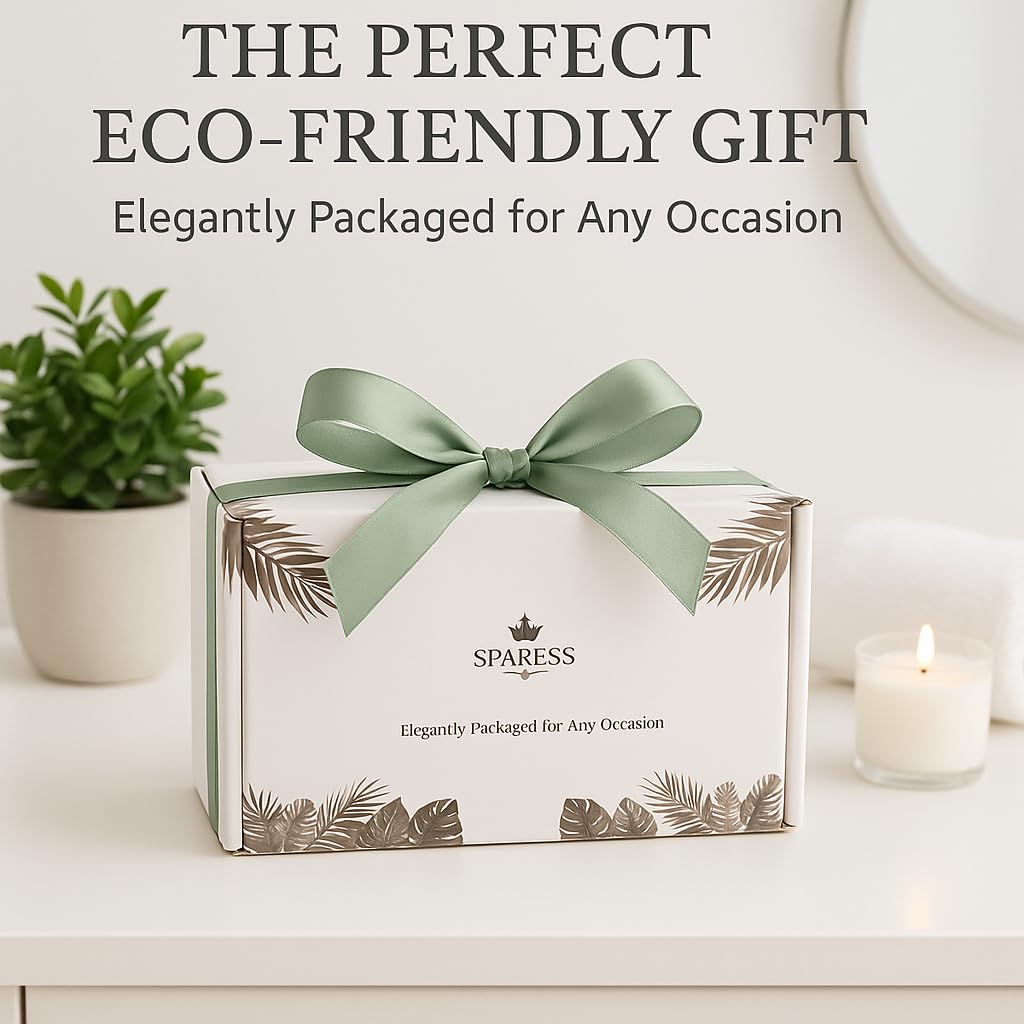 Eco Friendly Unique Natural Gift Beauty Set Bamboo Makeup - SPARESS Official Imagery - 8