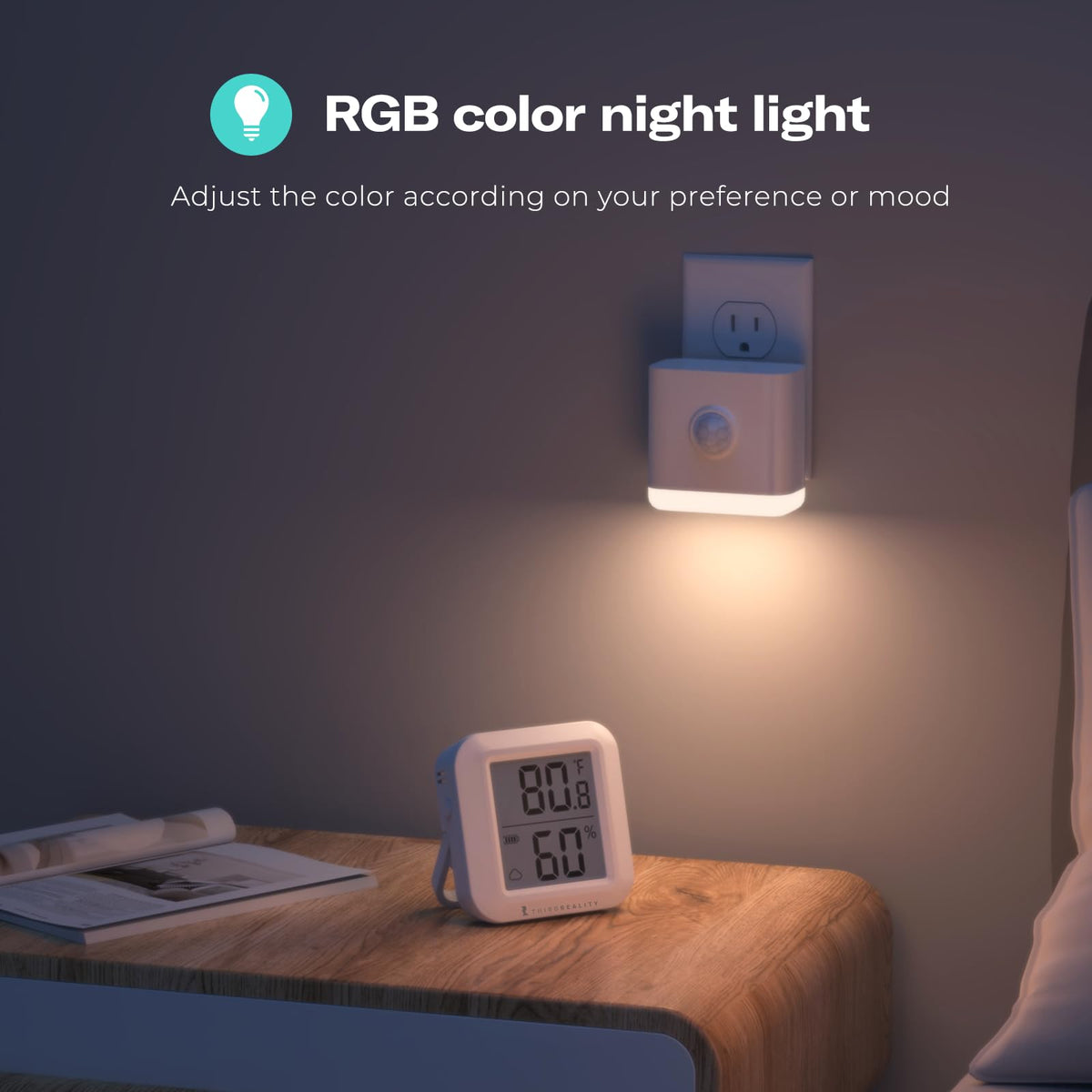 THIRDREALITY Multi Function Night Light Zigbee Repeater 3 in - THIRDREALITY Official Imagery - 4