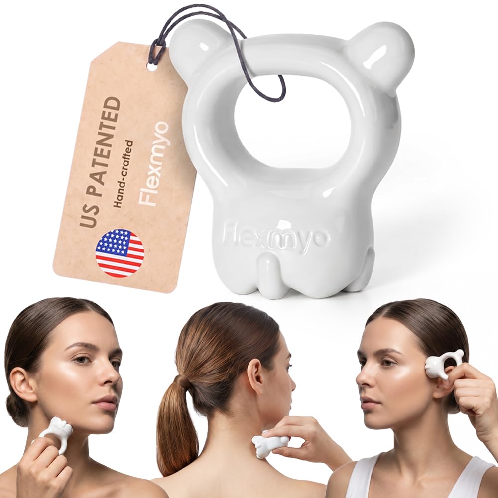 Ceramic Ring Mini Gua Sha Fascia Tool Face for Lift Korean - Flexmyo Official Imagery - 1