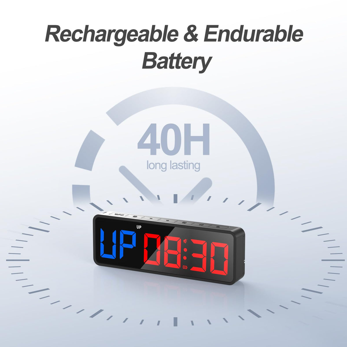 ANJANK Small Portable Gym Timer Clock Strong Magnet Workout - ANJANK Official Imagery - 6
