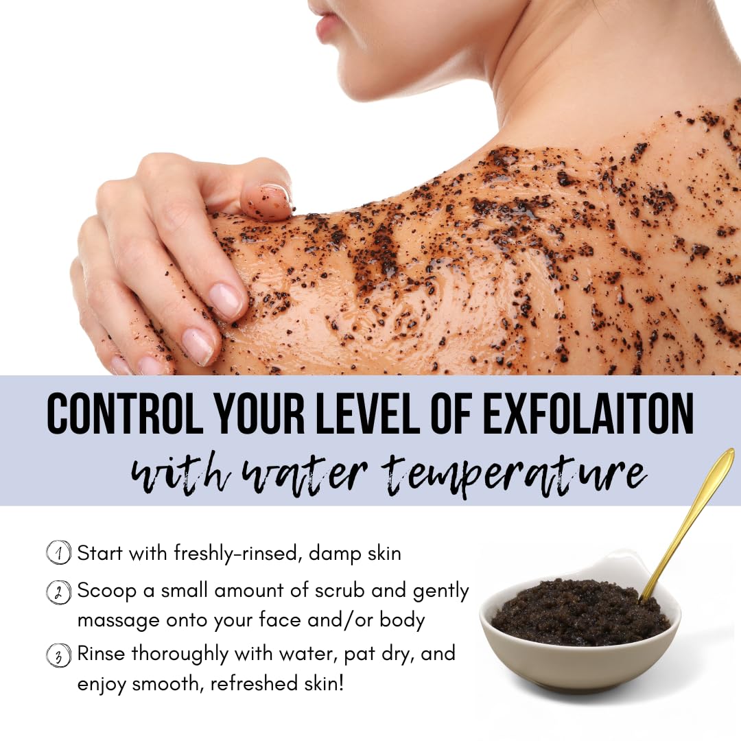 The Yellow Bird Activated Charcoal Face & Body Scrub – Natural Deep Cleansing - The Yellow Bird Official Product View 6