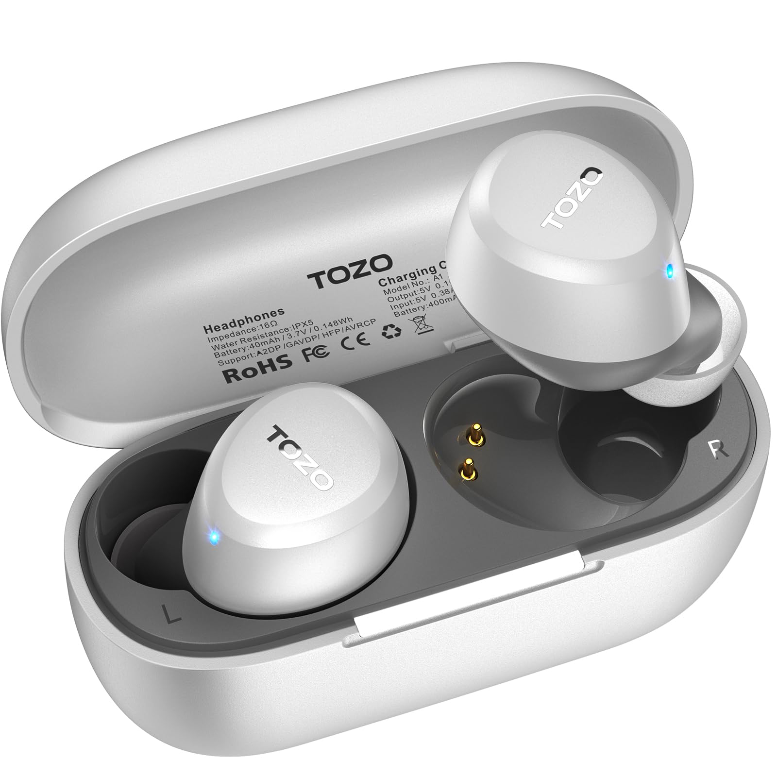 TOZO A1 Wireless Earbuds Bluetooth 5.3 Light Weight in Ear Headph - TOZO Official Product View 10