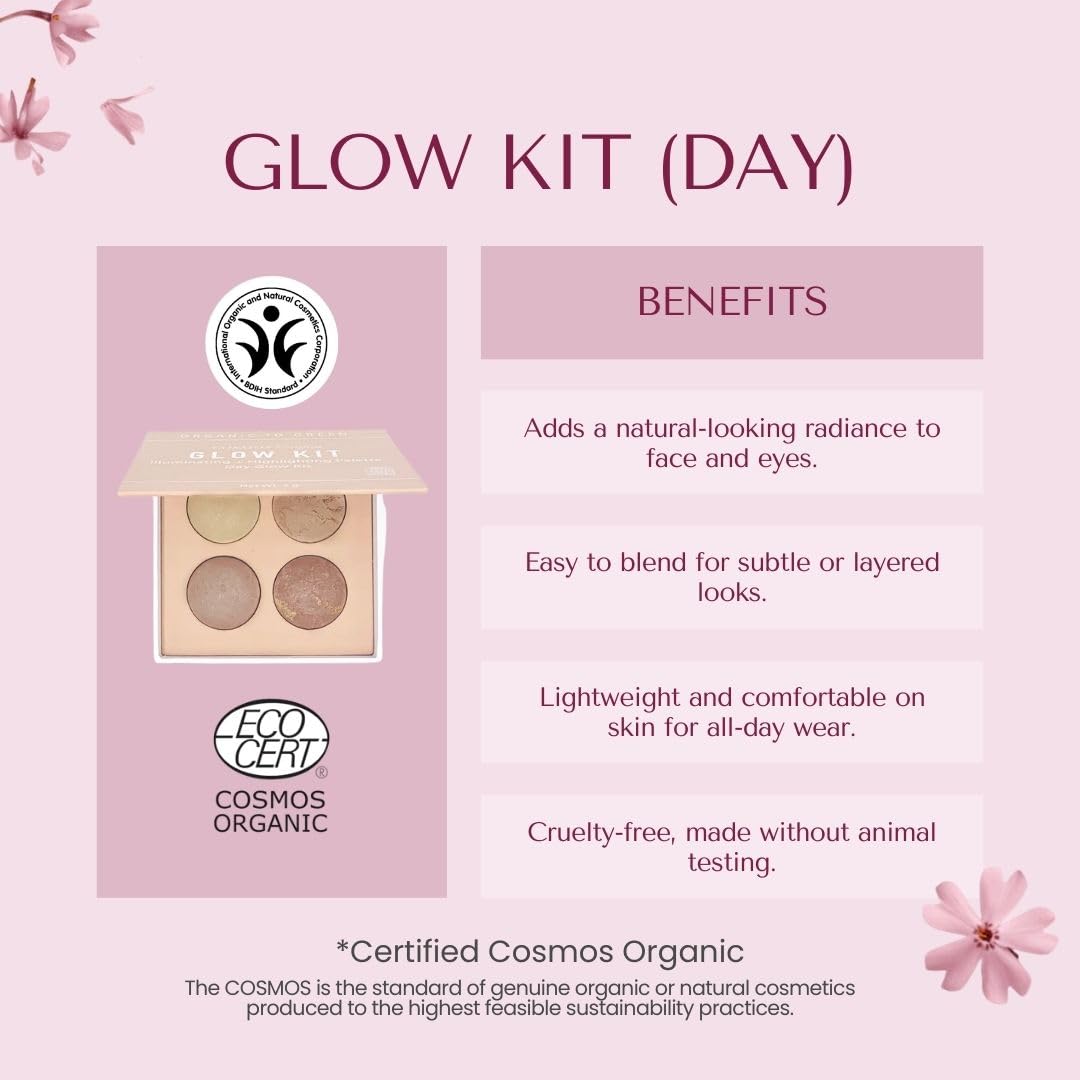 5 Piece Luxury Rose Makeup Gift Set for Women - Organic To Green Official Imagery - 7